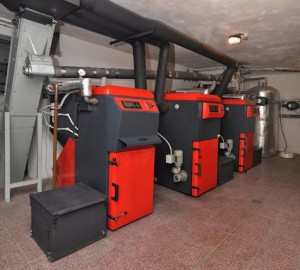 Obr. 4: Kaskáda automatických kotlů VERNER