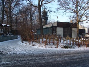 Původní hroší pavilon ze 70. let, domov hrošice Rózy.